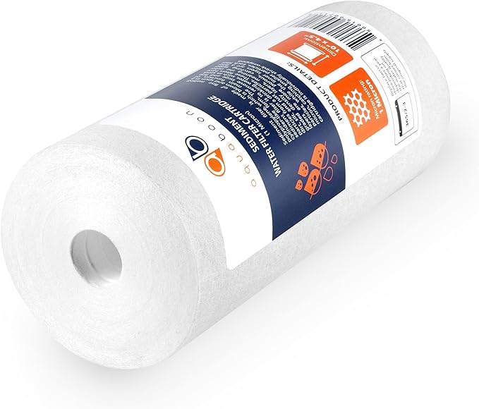 Aquaboon Whole House 1 Micron Water Filter 10 x 4.5 Against Sediment Water Filter Cartridge Replacement Compatible with DGD-5005, AP810, 20-Pack