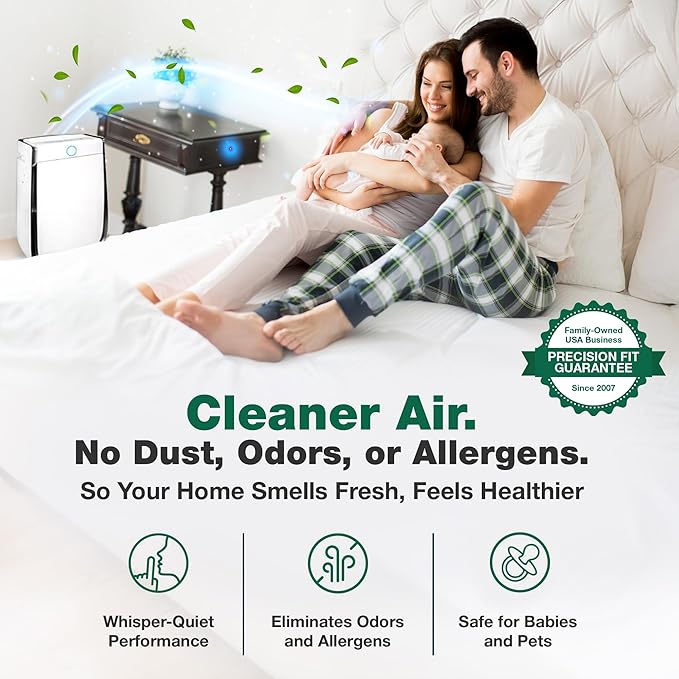 Air Purifier Filter Replacement – Compatible with Air Doctor Models AD3000 and AD3500 – Includes Efficient Air Filter Replacement for Home and Office - Third Party - Product (1-Pack)