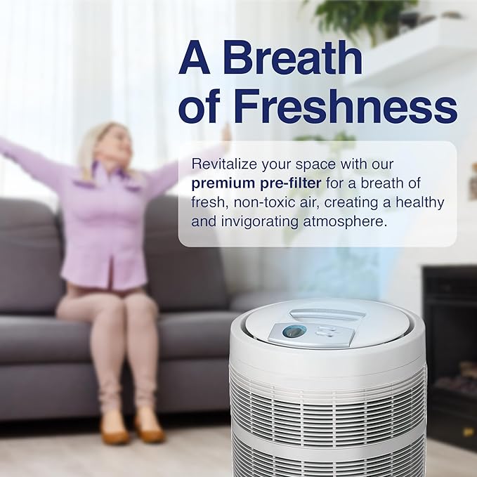 Replacement Pre-Filter Compatible with Honeywell 50250 Air Purifier – Fits Models Using True HEPA Filters – Activated Carbon and Zeolite for Odor Controll (2 Pack)