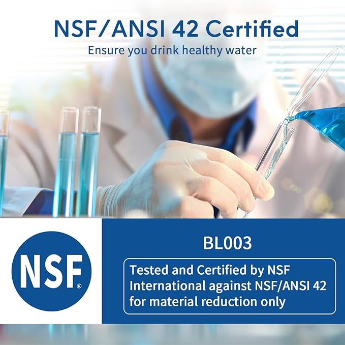 BELVITA Compatible with EDR3RXD1, 4396841, 4396710, Filter 3, 46-9083,46-9030, 9030, 9083 Refrigerator Water Filter (2 Pack)