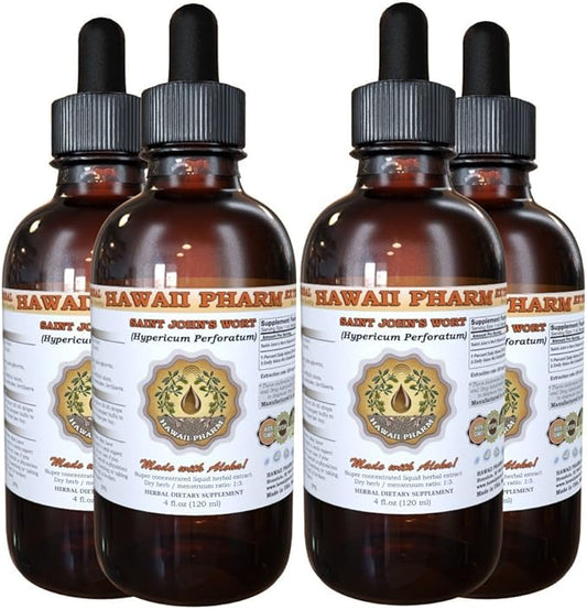 Saint John's Wort (Hypericum Perforatum) Liquid Extract 4x4 fl.oz
