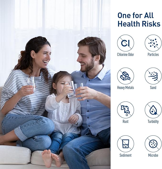 BORPLFTR50 Water Filter Replacement, Compatible with Bosch Ultra Clarity Pro B36CD52SNS, B36CD52SNB, B36FD52SNB, B36FD52SNS, B36FD50SNB, B36FD50SNS, B36CD50SNS, 2 Pack