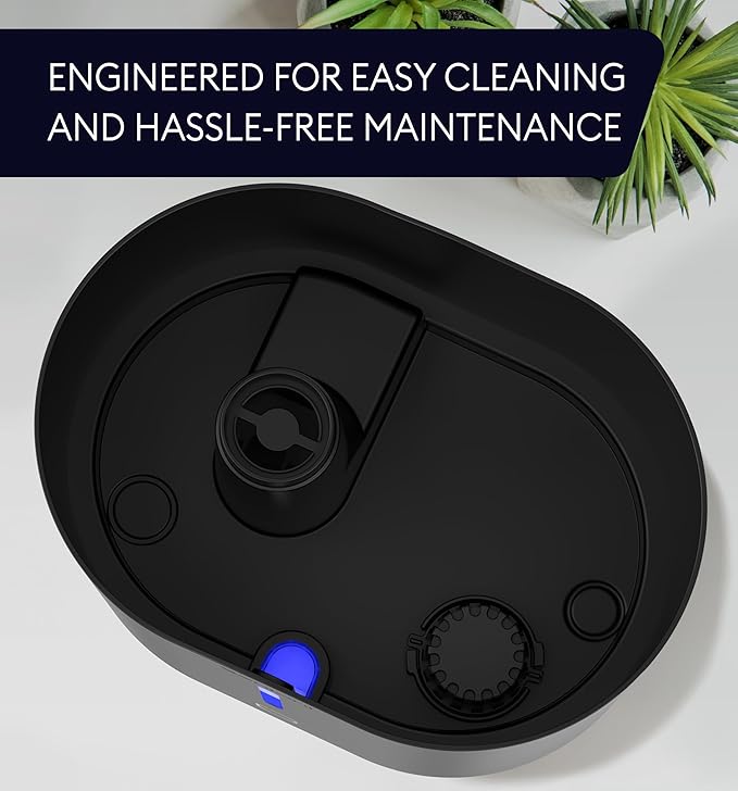 GENIANI Ultrasonic Cool Mist Humidifier for Bedroom, Large Rooms, Home, 4L - Easy Fill & Clean Humidifier for Plants w/Auto Shut-off, 40H Runtime - Quiet, Top Fill Air Humidifier & Vaporizer for Baby