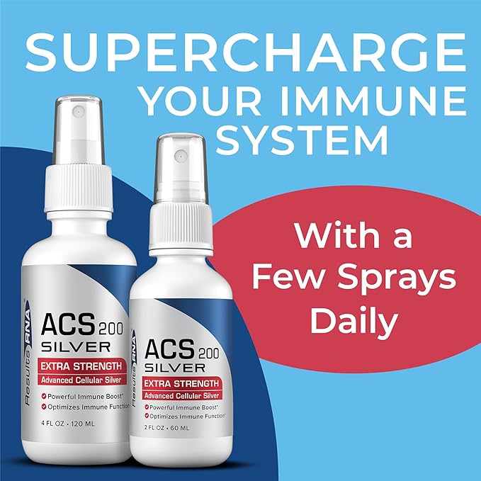 Results RNA - ACS 200 Silver Extra Strength Immune System Support – Advanced Cellular Colloidal Silver Supercharges Your Immune System. Recommended by Doctors Worldwide ( 2 oz )