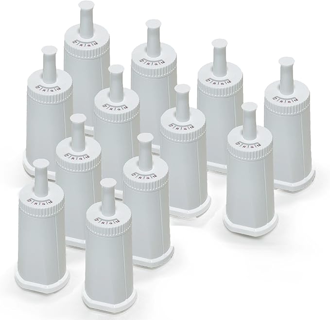 Nispira BES008 Water Filter For Sage ClaroSwiss for Breville Coffee Maker Espresso Machine Oracle Touch BES990, Bambino Plus BES920, Barista Pro BES878, Barista Express, Barista Touch BES880, 12 Packs
