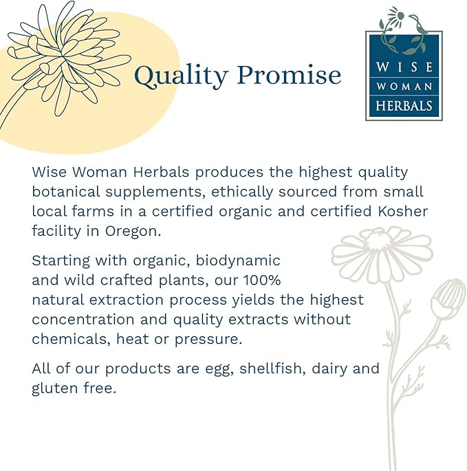 Wise Woman Herbals Women's Menocaps Non-GMO Herbal Blend for Menopause Support, Hot Flashes, Night Sweats, Mood Support, Emotional Balance, Hormonal Support 120 Veg Caps