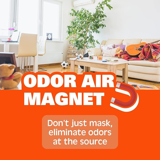 Gonzo Odor Absorbing Gel - 2 Pack - Odor Eliminator for Car Closet Bathroom and Pet Area, Captures and Freshens Odors - 14 Ounce