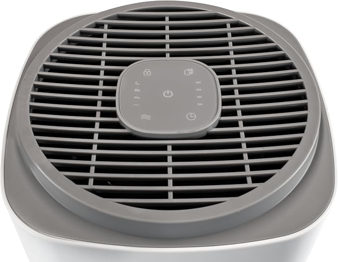 Simply Conserve Energy Star Tabletop HEPA Air Purifier for Home Cleans 6,960 ft3 per hour, True HEPA - 13 Filter, in White with Energy Saving Controls