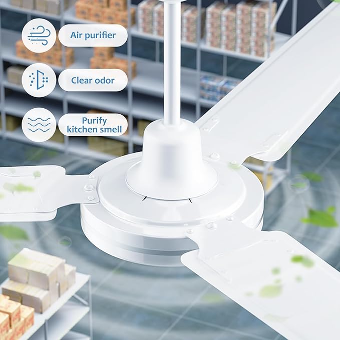 20 PCS Ceiling Fan Filters for Blades, Barnacle Air Filter Ceiling Fan, Activated Carbon Is Easy to Stick, Removes Odors, Reduces Dust, Pollen, Pet Dander, for Bedrooms, Living Rooms, Offices