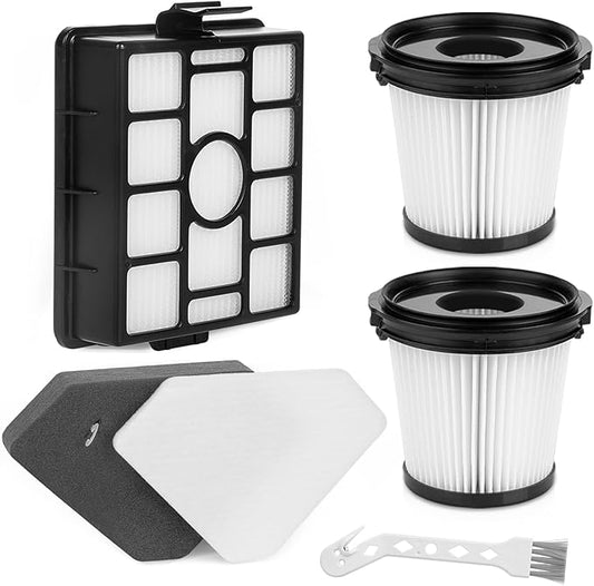 HOUSEMAX BU3521 HEPA Filter Replacement Kit，Compatible with Shark BU3120 BU3521 BU3523 Cordless Stick Vacuum,Compare to XFBU3000, XPRFIW1000