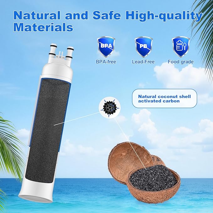 FPPWFU01 Water Filter Replacement Compatible with frigidaire FPPWFU01, EPPWF01, PureAdvantage, PWF-1 FPPWFU01 PurePour Water Filter (2-PCS)