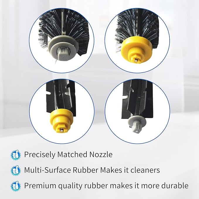 Replacement Parts Bristle Brushes Filters & Side Brush & Tools Compatible with iRobot Roomba 600 Series 550 560 614 618 620 630 650 660 665 680 685 690 692 694 695 Vacuum Accessories