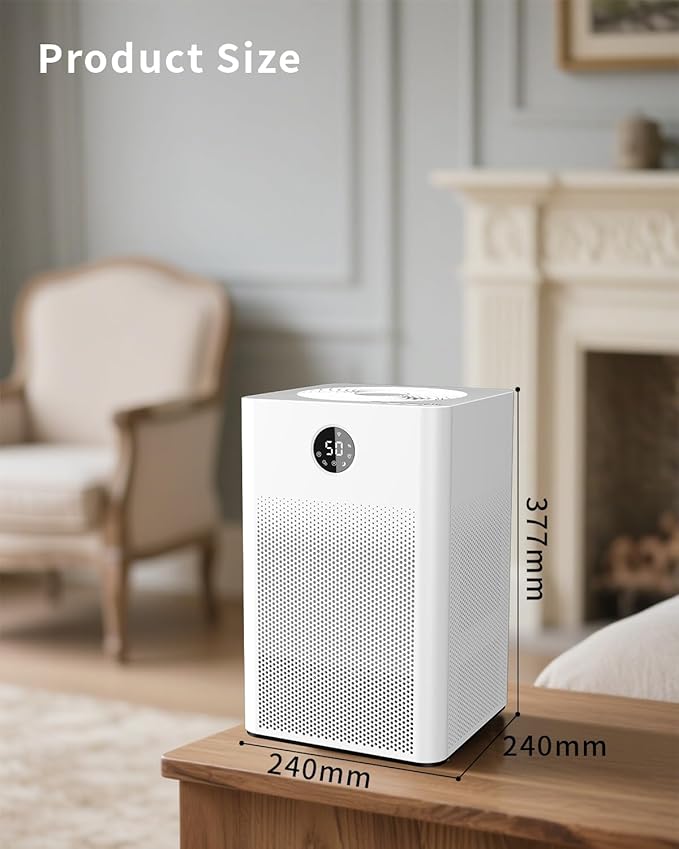 HD022 Dehumidifier for Home 1600 Sq. Ft 101.45oz Water Tank Small Quiet Dehumidifiers for Room Study Office Bathroom Bedroom Basement Cloakroom