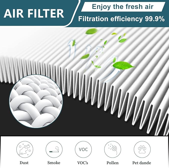 PuriCare 360 Replacement FilterS Compatible with LG PuriCare 360 Air Purifiers AS560DWR0 & AS330DWR0 (Single Filter), Part Number AAFTDT301 Filter Replacement（H13 FILTER）