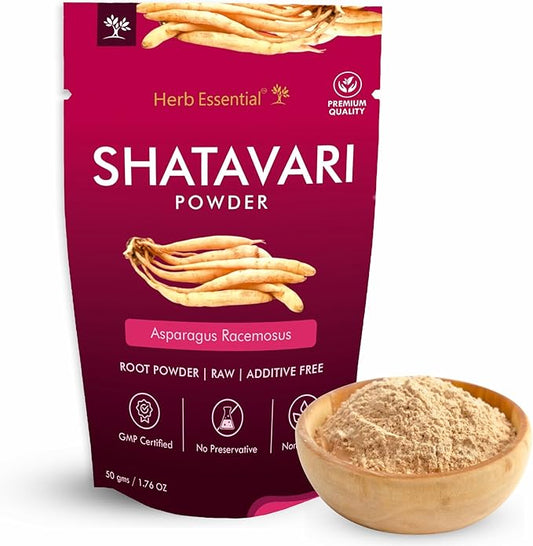 Shatavari Powder 50g – 100% Pure Asparagus Racemosus | Supports Women's Hormonal Balance & Reproductive Health | Enhances Vitality & Immunity | Ayurvedic Herbal Supplement