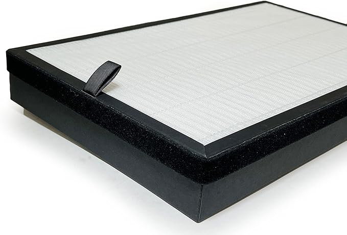 Nispira H05 3-In-1 True HEPA Filter Replacement Compatible with HIMOX Air Purifier H05, 1 Pack