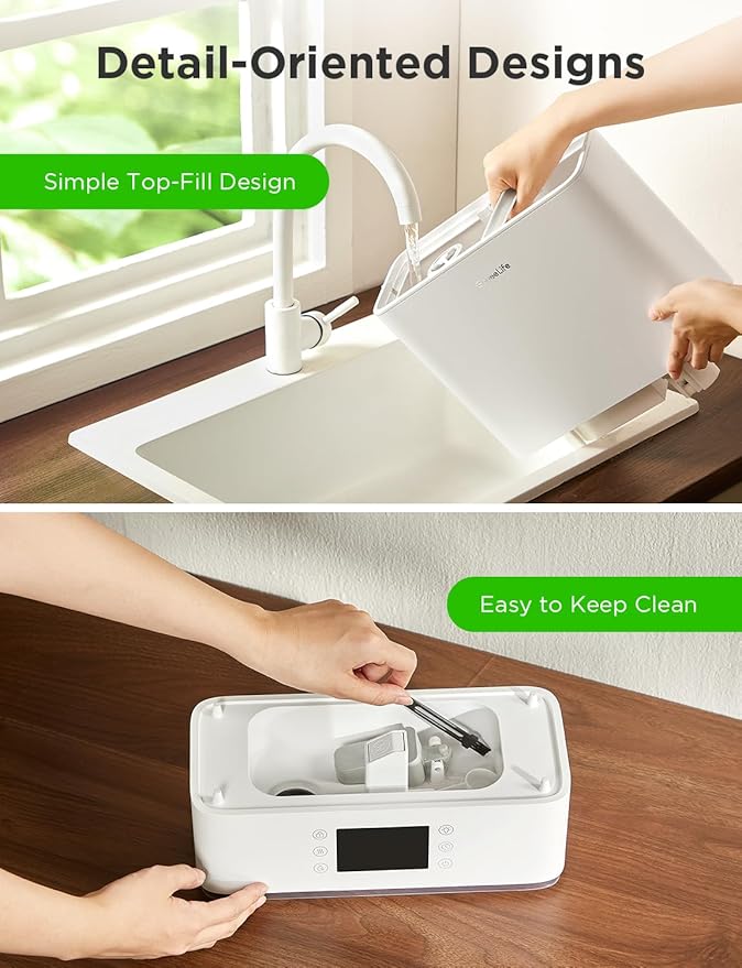 GoveeLife Smart Humidifiers for Bedroom Large Room, Top-Fill Cool Mist 6L WiFi Air Humidifier, Auto Mode, App & Voice Control, 60H Runtime, Rapid Humidification, RGB Nightlight Baby Plants, White