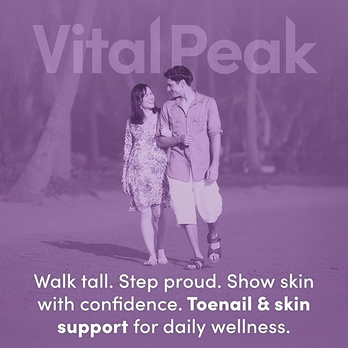 Toenail Peak - Healthy Nail Support Supplement - Promotes Gut Health & Immune Function - with Olive Leaf Extract, Sweet Wormwood, Oregano, Garlic & More - Gluten-Free - 60 Capsules