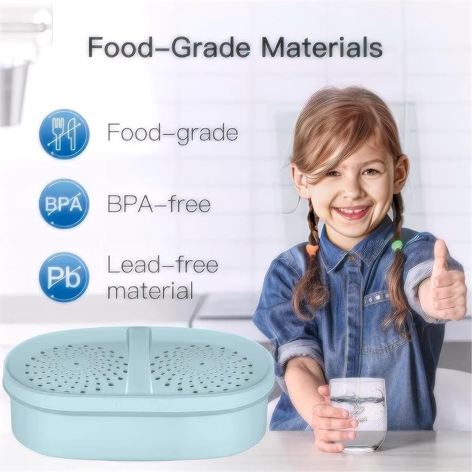 Alkaline Water Filter, Replacement for Waterdrop Pitcher Filtration System, Reduces PFAS, PFOA/PFOS, Chlorine, Clean Water in Seconds, Last Up to 3 Months or 200 Gallons (Pack of 3)