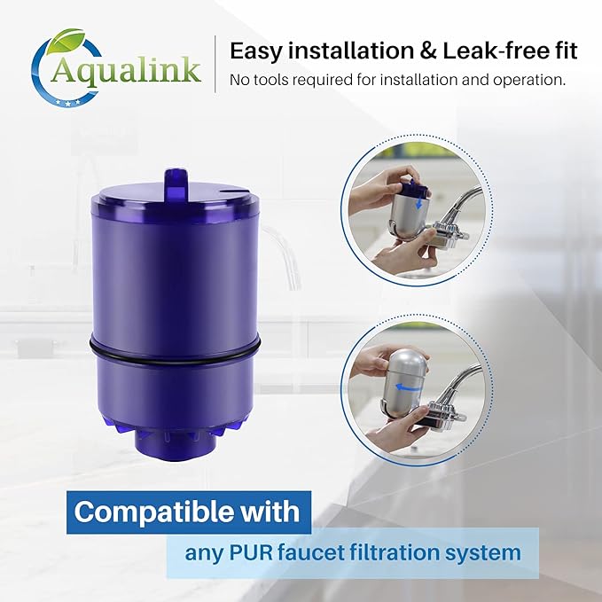 Faucet Water Filter Replacement for Pur® Plus RF9999® FM-2500V, FM-3700, RF3375, PFM400H PFM450S PFM150W PFM350V PUR-0A1 FM2500V FM-3700 3PACK