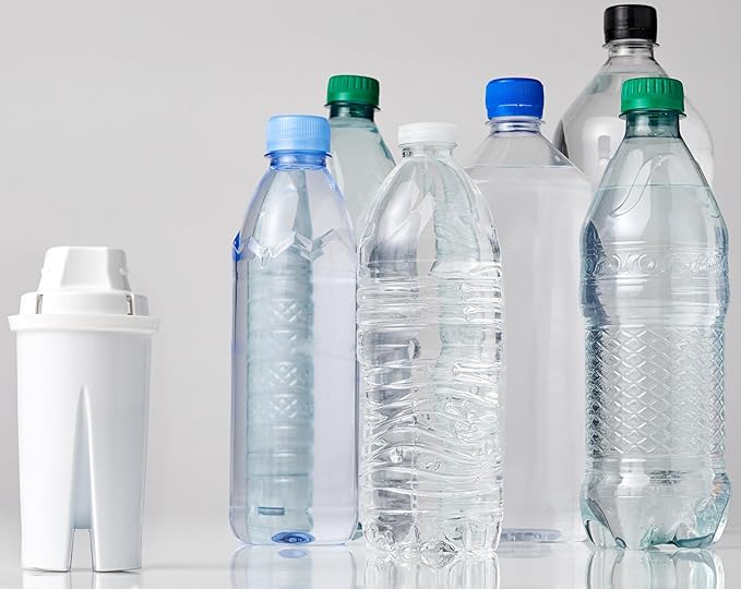 Amazon Basics Replacement Water Filters for Water Pitchers, BPA-Free, WQA & NSF Certified, Compatible with Brita Water Pitchers & Drinking Water Filter Systems, 6 Month Filter Supply, 3-Pack