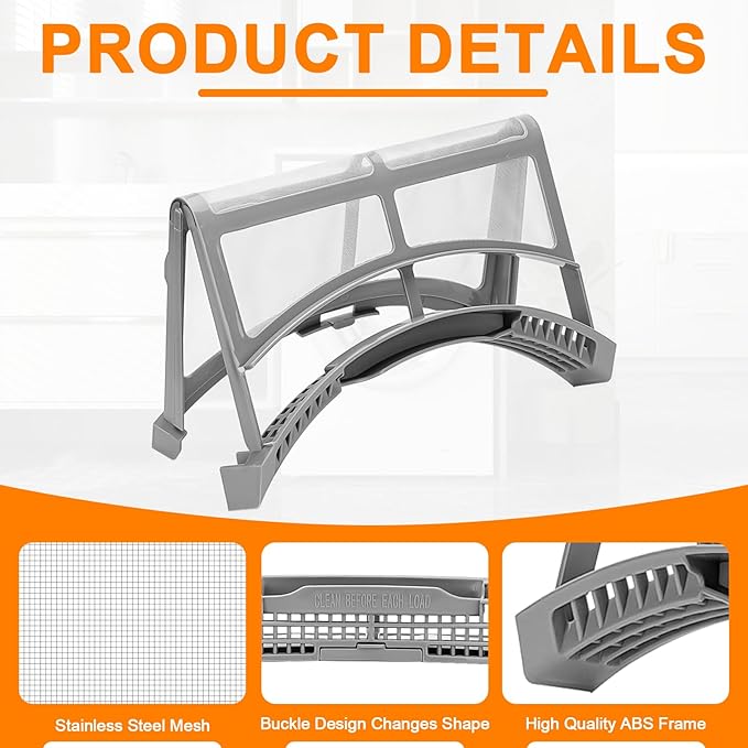 【2025 UPGRADED】DC61-02595A Dryer Lint Filter Trap Replacement for Samsung Dryer DV42H5200EW DV42H5000EW DV45K6500EV Replaces 2069505 AP4578777 PS4206799 EAP4206799 by Cenipar