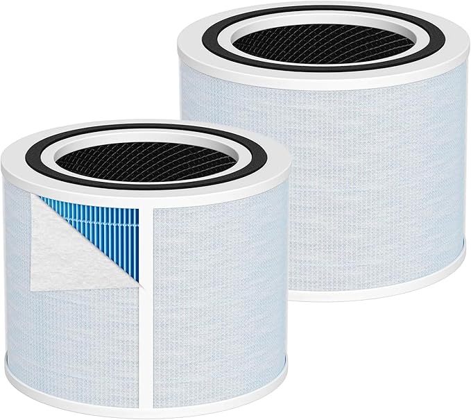 2PCS Doifyn Core 300 Replacement Filter for LEVOIT Core 300 Core300-P Core 300S Core 300S/P VortexAir Air Purifier, Core 300-RF, Smoke Remover