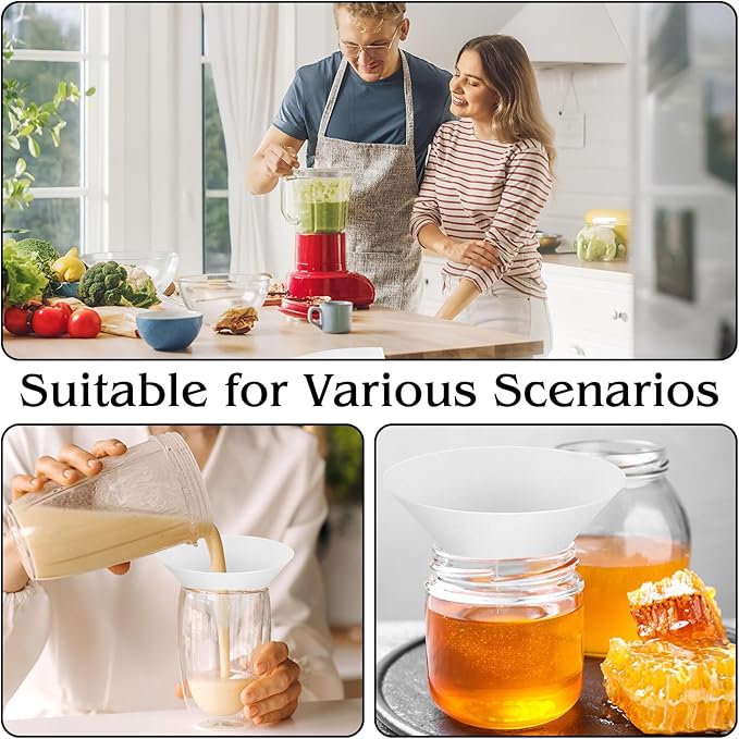 10" Fryer Oil Filter 25pcs Non Woven Cooking Oil Filter Grease Filters for Deep Fryer Maple Syrup Filter Cones White Beeswax Filters for Hotels Restaurants Cafes Food Trucks Kitchens