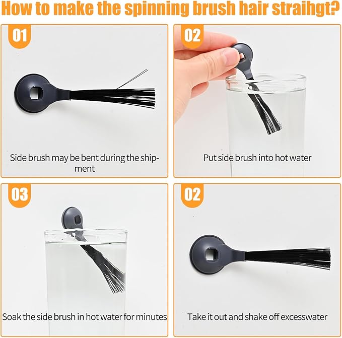 Replacement Parts for Shark AI AV2501AE RV2502AE RV2610WA AV2501S RV2520 AOUS AV2510 AOUS AV2511AE Vacuum Cleaner,Accessory kits with Main Brush,Filters,Side Brushes,Pre Filter,Foam Filter ﻿