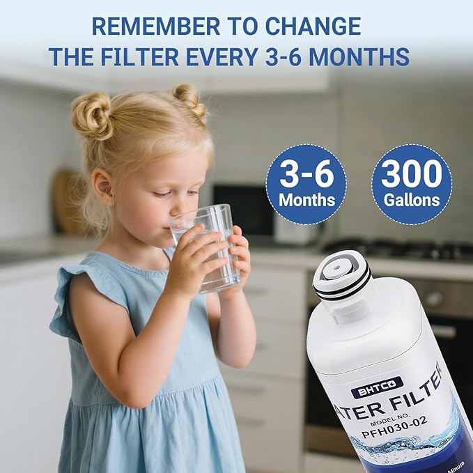 Water Filter Replaces Sam&sung Model RF23BB8600QL/ RF30BB6600QL/ RF30BB660012/ RF30BB6200QL/ RF29BB860012/ RS28CB760012(AA Included) Refrigerator Replacement- 2 PCS
