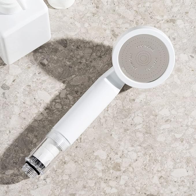 Visible Filtered Shower Head LITE Sediment Filter with High Pressure NSF Certified Korea| Filtration System, Removes Rust | - Good for Dry skin & Hair, Travel, RV, Bathroom - Easy Install
