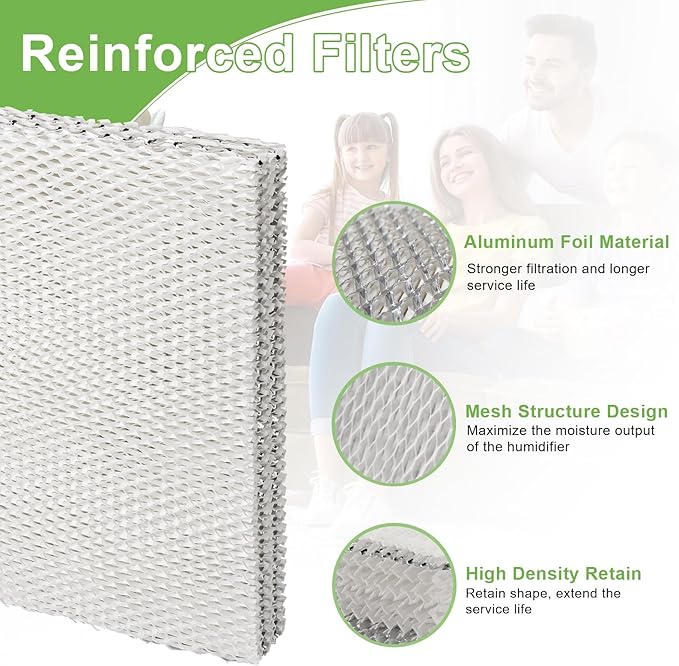 Alocs 35 Water Panel Humidifier Filter Replacement for April.aire 600 600A 600M 700 700A 700M 760 760A 768 300 350 360 560 560A 568 Whole House Humidifier 10" x 13" (4 Pack)