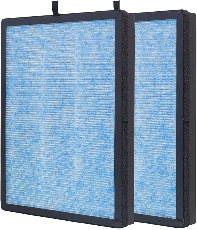 AP1002 H13 True HEPA Replacement Filter, Compatible with AP1002 Air Purifier and Pure Morning APH230C Air Purifier, Compare to AP1002-RF, 2Pack