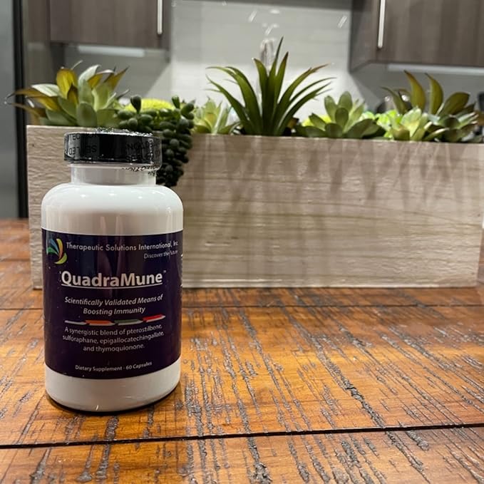 Multi-Patented All Natural Dietary Supplement for Immune Support with a Synergistic Blend of Pterostilbene, Broccoli Sprout Extract, Green Tea Extract, & Nigella Sativa
