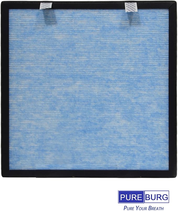 PUREBURG Replacement Filter Compatible with Dhyala KJ01 Air Purifier,2-Pack H13 HEPA Activated Carbon 3-Stage Filtration Air Clean Dust VOCs Odor