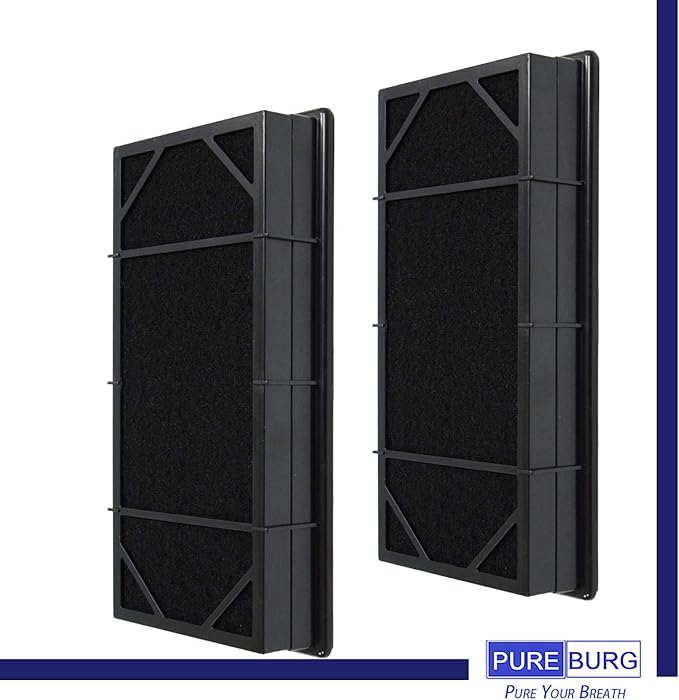 PUREBURG 2-Pack Replacement HEPA Filter Set -2+2 Compatible with Honeywell HRF-C2/C1 Type C HRF-B1/B2 Fits HHT-011/080/081/085/090/140/145 Holmes HAP240/243/2404/2400/412/422/424/242