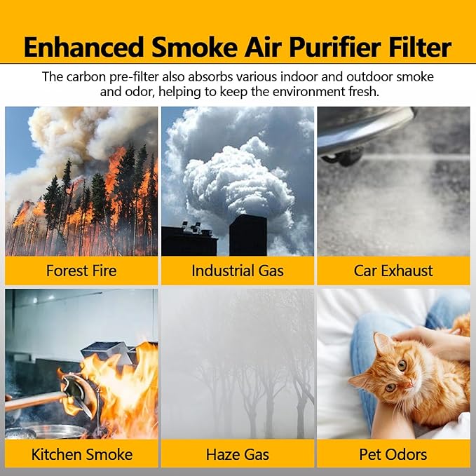 2 Pack 990051000 True HEPA Air Purifier Replacement Filter Compatible with Hamilton Beach TrueAir 04383 04384 04385 04386 Air Purifiers Pet Filter Replacement