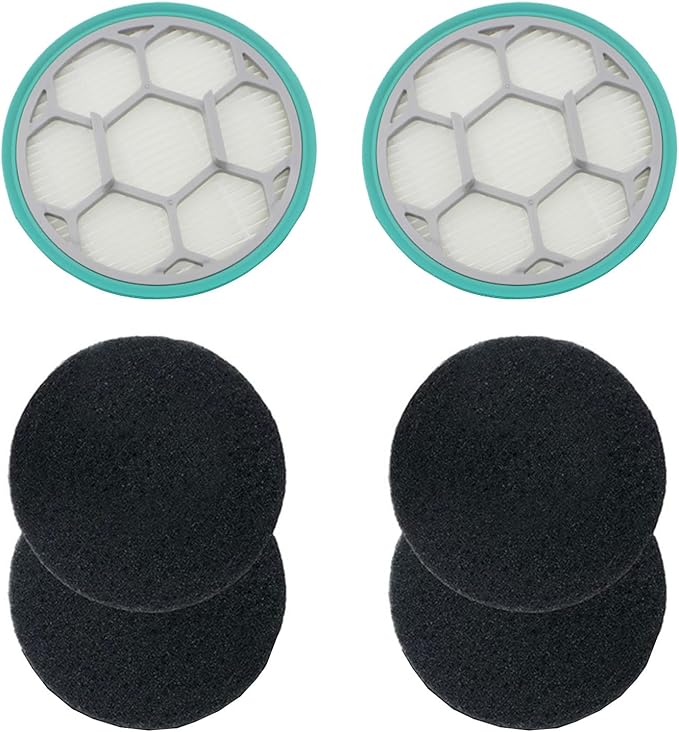 VideoPUP Replacement 2pcs HEPA Filter & 4pcs Sponges Kit Compatible with Neakasa/Neabot P1 Pro Pet Grooming Kit & Vacuum Cleaner