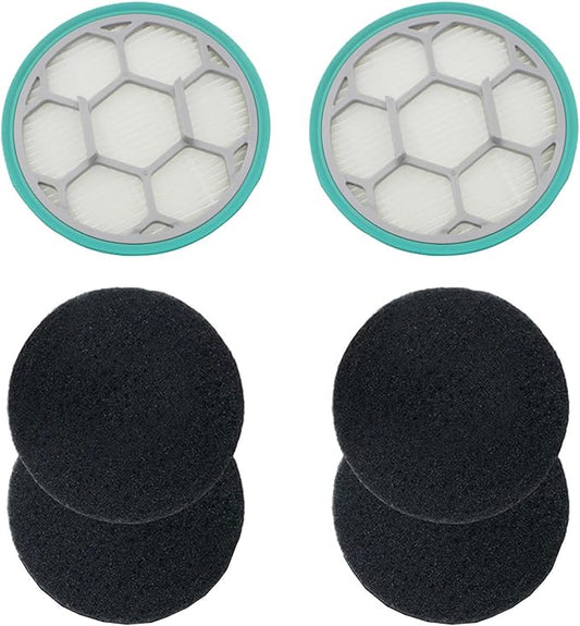 VideoPUP Replacement 2pcs HEPA Filter & 4pcs Sponges Kit Compatible with Neakasa/Neabot P1 Pro Pet Grooming Kit & Vacuum Cleaner