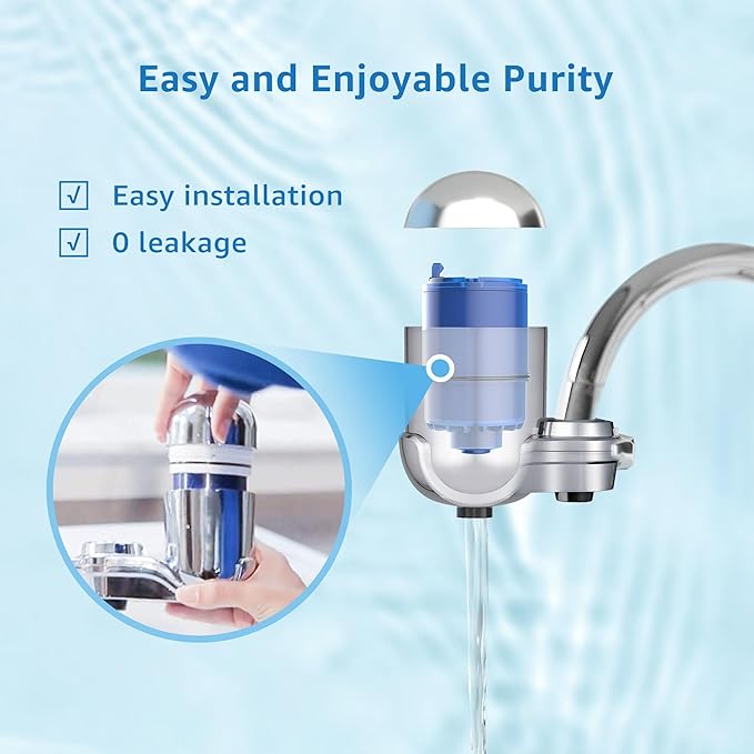 Filterlogic NSF Certified Water Filter, Replacement for PUR® RF9999® Faucet Water Filter, Pur® PLUS Faucet Model FM-2500V, FM-3700, PFM150W, PFM350V, PFM400H, PFM450S (Pack of 3),Model No.: FL-FF08