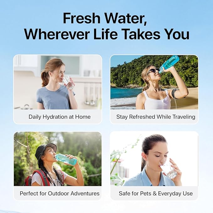 2387 Pro Filter Replacement Compatible with Alexapure – 4 Pack,11Dx5Wx5H Long-Lasting Replacement Element for Clean Drinking Water