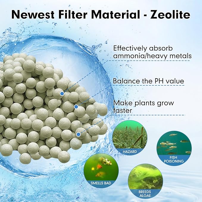 fishkeeper 10 Pack Large Filter Cartridges Compatible with Tetra Whisper Bio-Bag Filters Replacement Filter Cartridges for Whisper Power Filters 20i/40i /IQ20/30/45/60 PF20/30/40/60(Ready to Use)