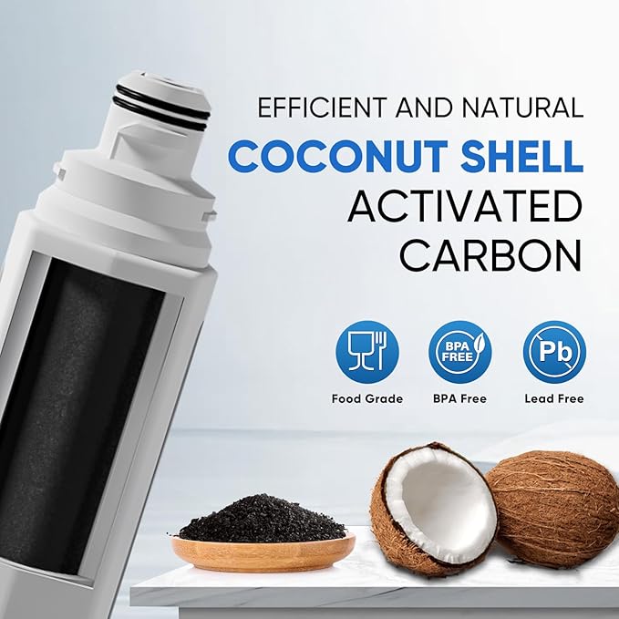 PUREPLUS DA97-17376B Replacement for Samsung HAF-QIN, HAF-QIN/EXP, DA97-08006C, RF23M8070SG, RF23M8070SR, RF23M8090SG, RF23M8090SR, RF23M8570SR, RF23M8590SG,RWF4200A, Refrigerator Water Filter,3PACK