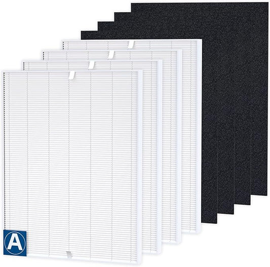 8 Pack115115 H13 HEPA Replacement Filter A Size 21 - c535 Compatible with Winix Plasma Wave Air Purifier 5300-2, C535, 6300, 5300, 6300-2, P300, AM90, 9000, 5000, 5000B