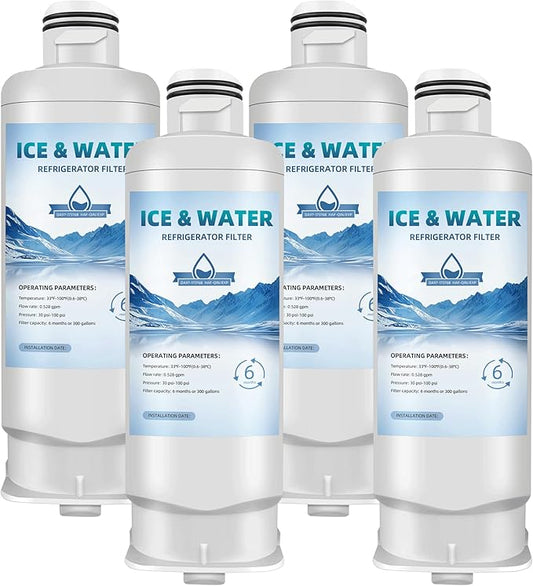 DA97-17376B Replacement For Samsung Water Filter HAF-QIN/EXP, Fit rs27t5200sr rs22t5201sr rf27t5201sr rf28r7201sr rf30bb6600qlaa rf32cg5400sr, Bespoke Water Filter 4-Pack