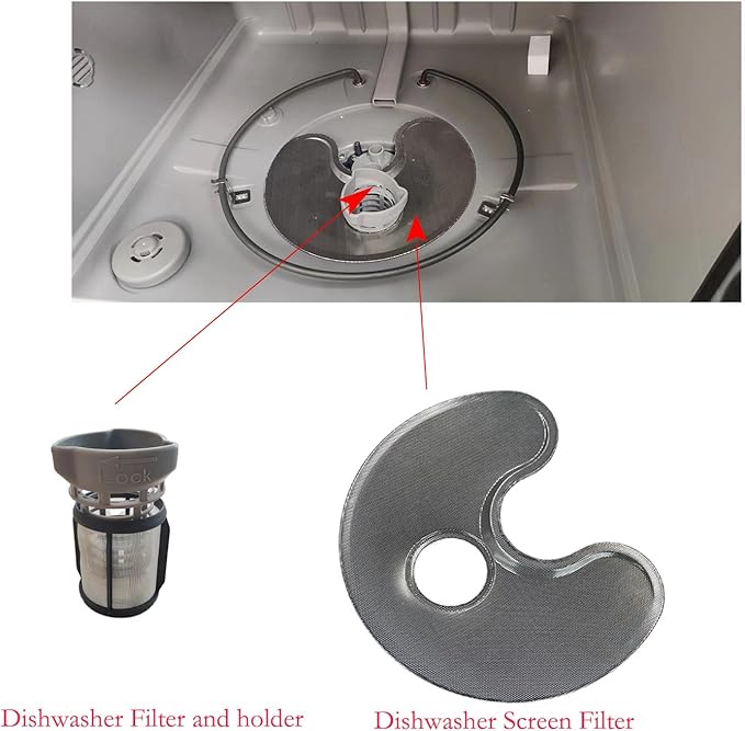 Dishwasher Screen Filter Replacesment of Sam-sung Dishwasher Modle DW80R2031 Series-Kitchen Aid Dishwasher Parts-DD81-02290A Filter-Fine