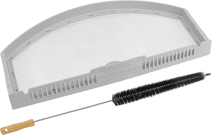 WE03X23881 Dryer Lint Screen Filter Replacement for GE Hotpoint GTD42EASJ2WW GTD33EASK0WW GTX22EASK0WW dryer lint filter - Stainless Steel we03x23881 ge dryer lint screen replacement by Techecook
