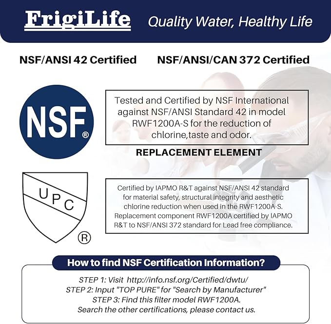 9690 & ADQ36006101 Replacement for LG LT700P, LT700PC, Kenmore Elite 46-9690, ADQ36006102, HDX FML-3, CLCH106, LFX28968ST, LFXS29626S, RWF1052, RWF1200A, Refrigerator Water Filter, 3PACK