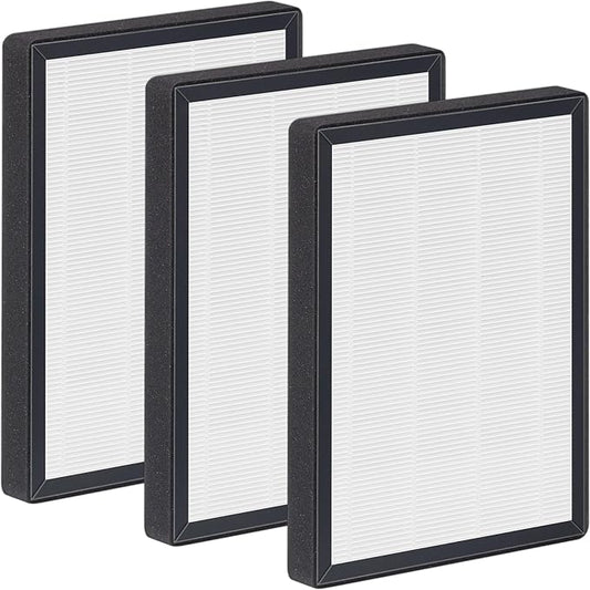 ProHEPA 9000 True HEPA Replacement Filters Compatible with VEVA ProHEPA 9000 Puri-fiers, 3 pack H13 True HEPA Filters & 3 Activated Carbon Pre-Filters