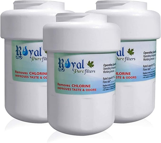 RPF-MWF Replacement water filter for GE MWF, WF287, 46-9991,EFF-6013A,46-9905, by Royal Pure Filters(3Pack)